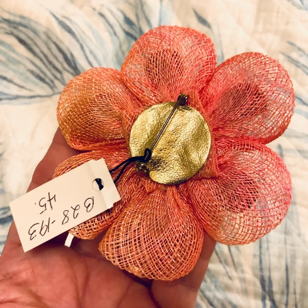 Cara New York Brooch VINTAGE JEWELED FLOWER STONE DESIGN NWT
